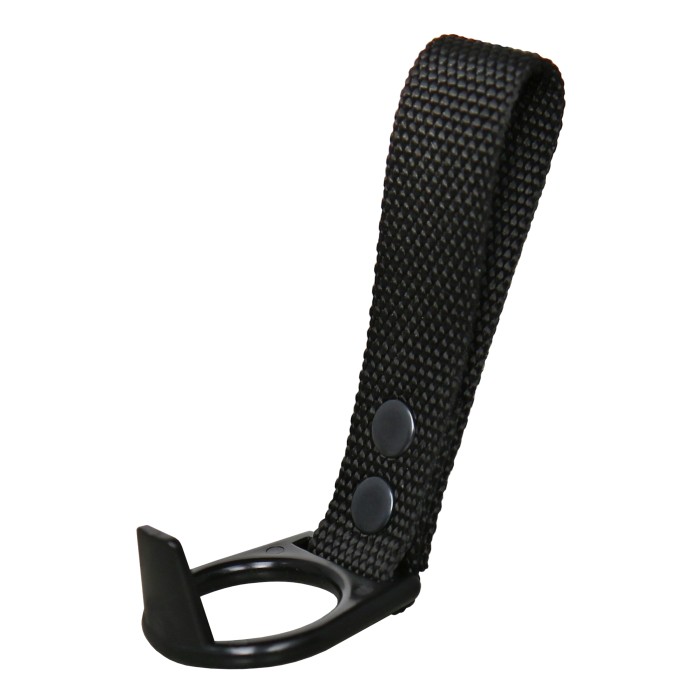 Haller belt holder for tonfa, black plastic